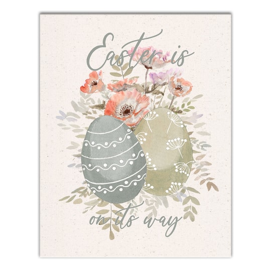 Easter On Its Way 1 11" x 14" Canvas Wall Art